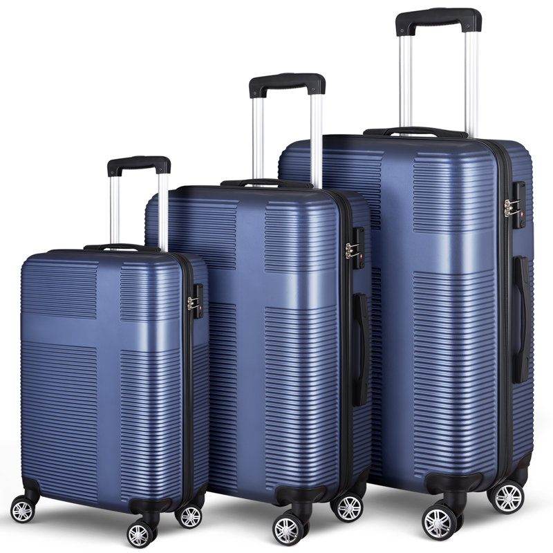 3 fashion piece luggage set lightweight